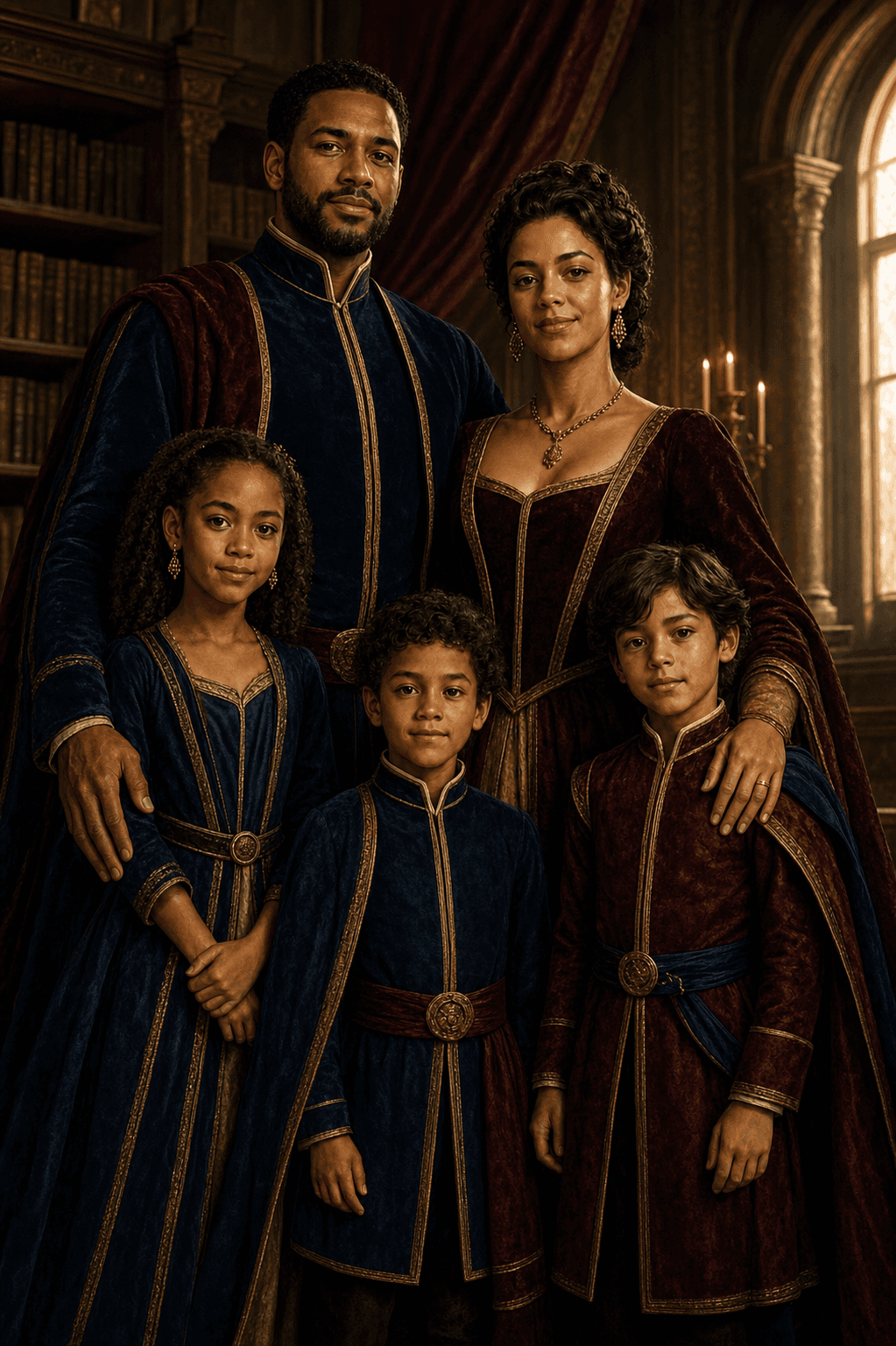 Royal Household portrait example