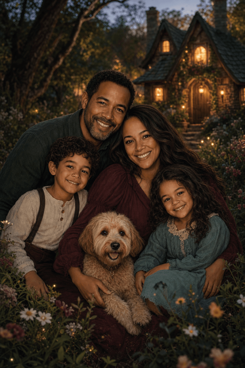 Enchanted Family portrait example