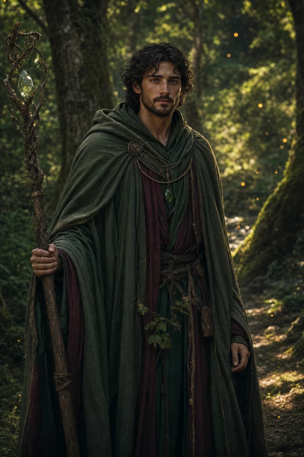 Woodland Mage portrait example