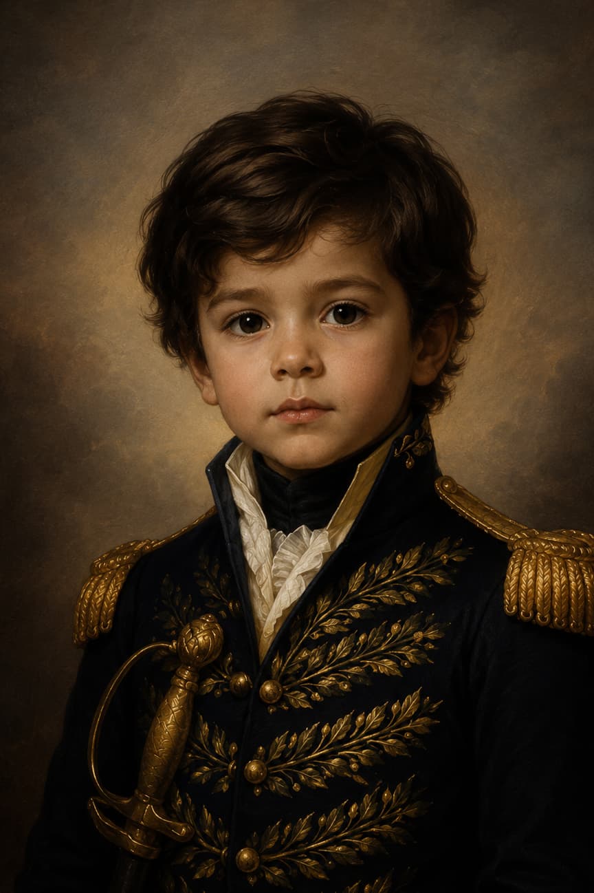 Little Admiral portrait example