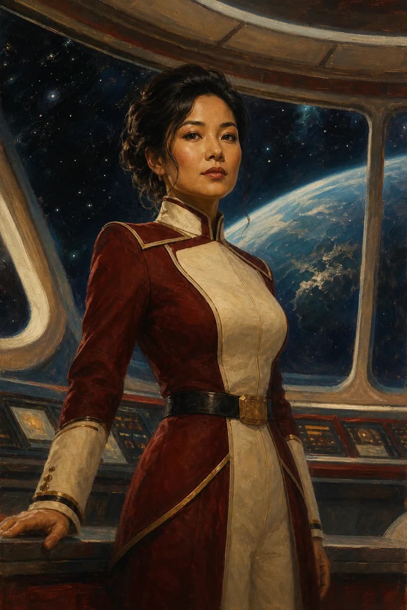 Space Captain portrait example