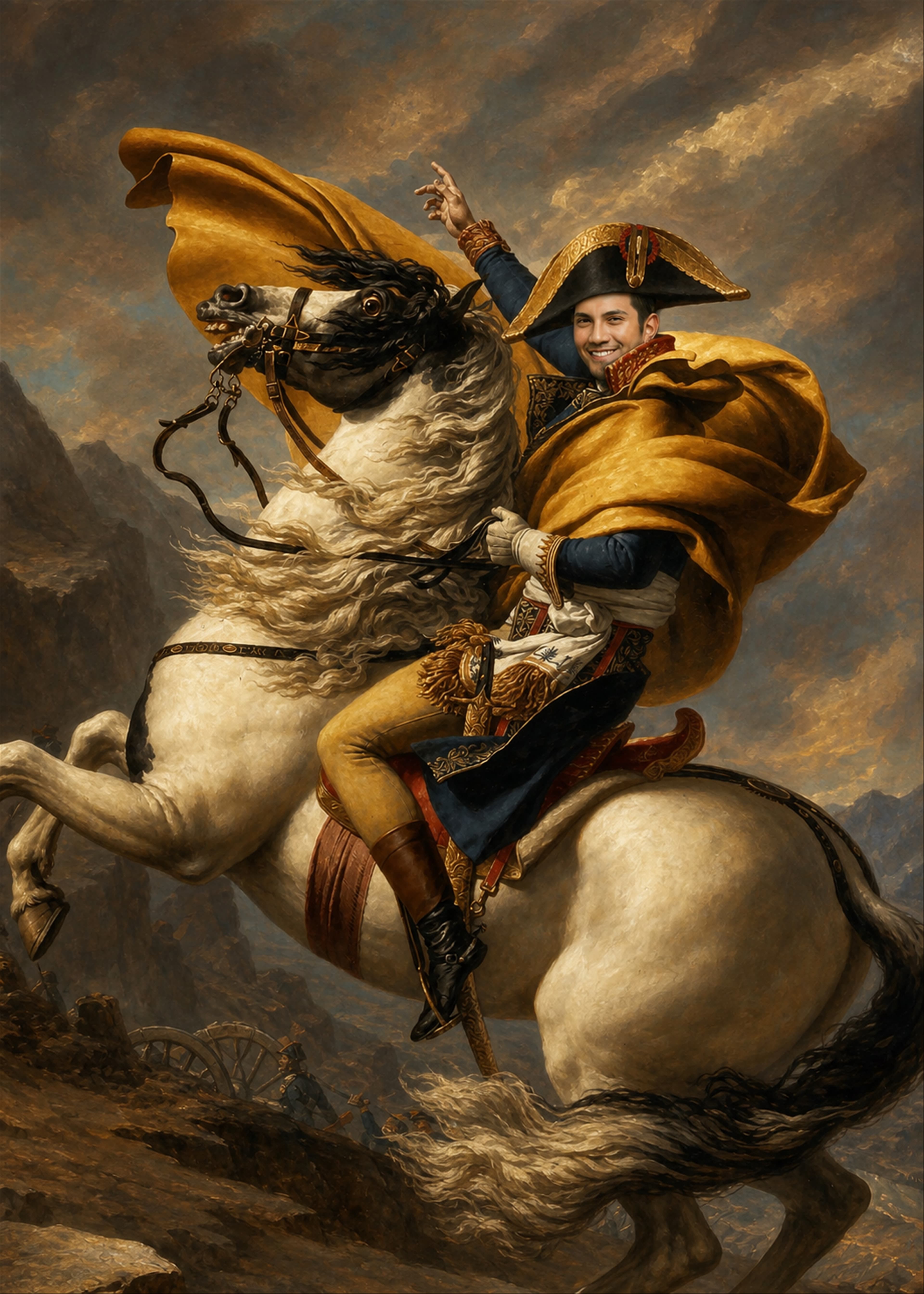 The Conqueror Custom Portrait portrait style preview