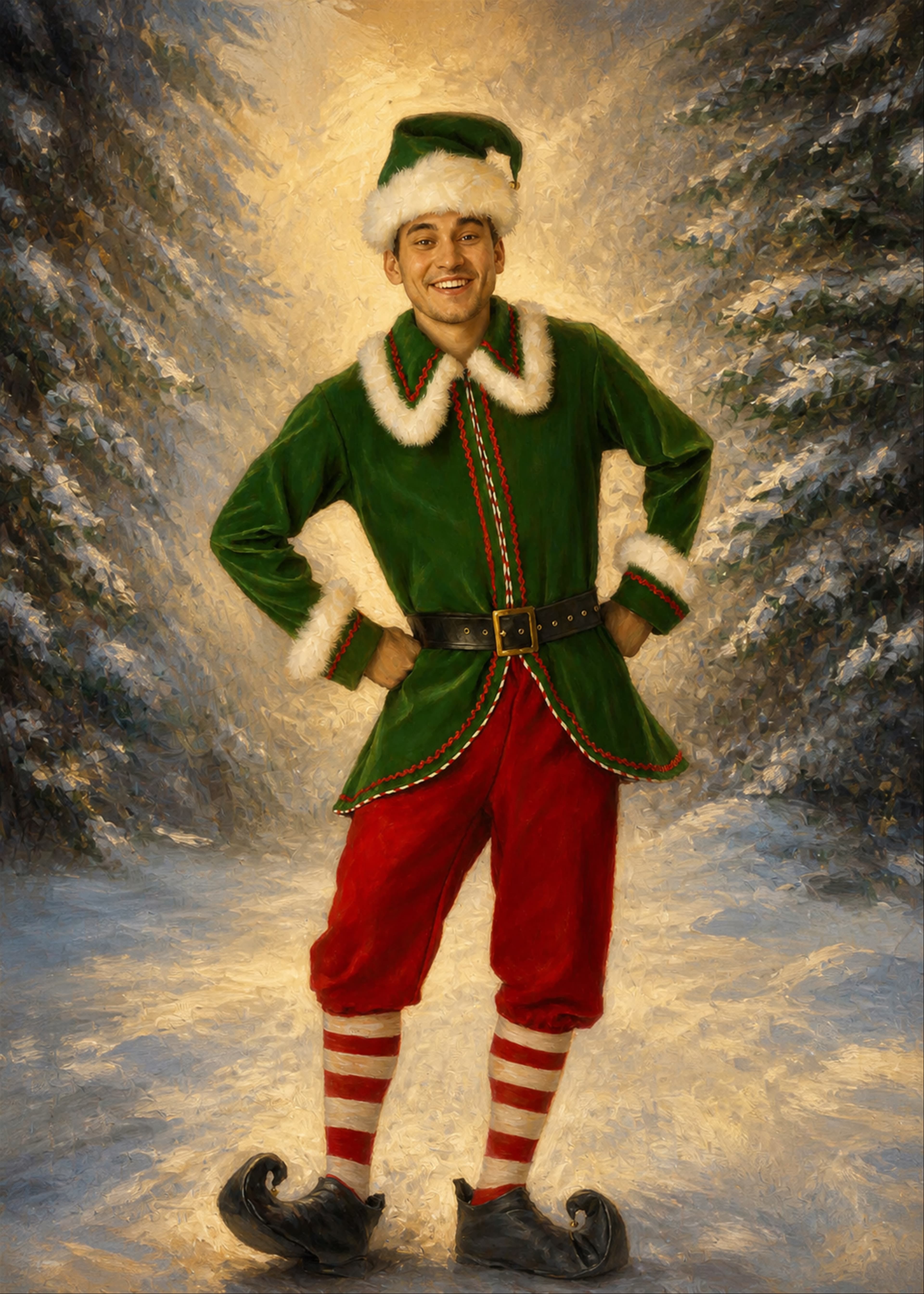 Elfin portrait style preview