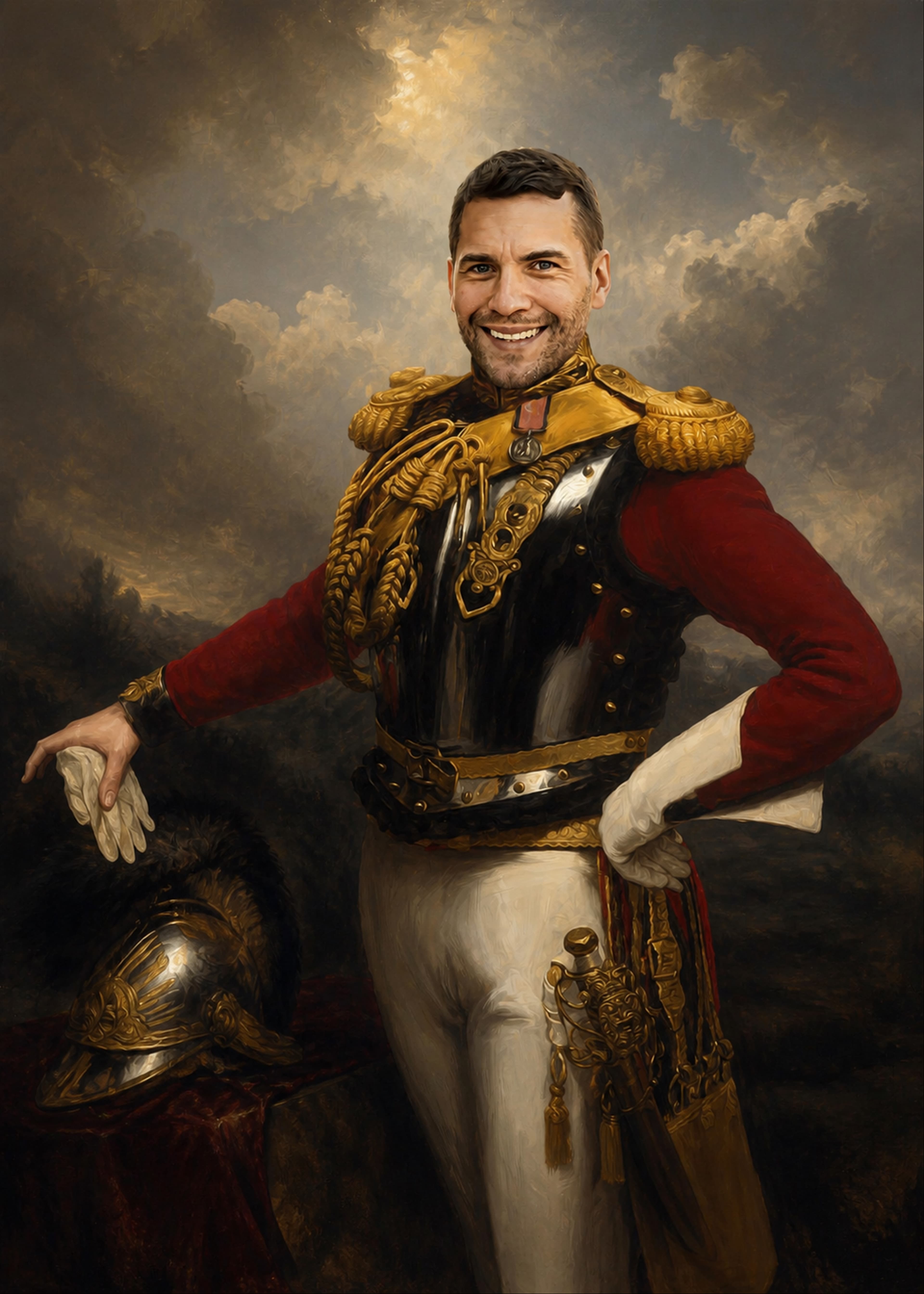 The Captain portrait style preview