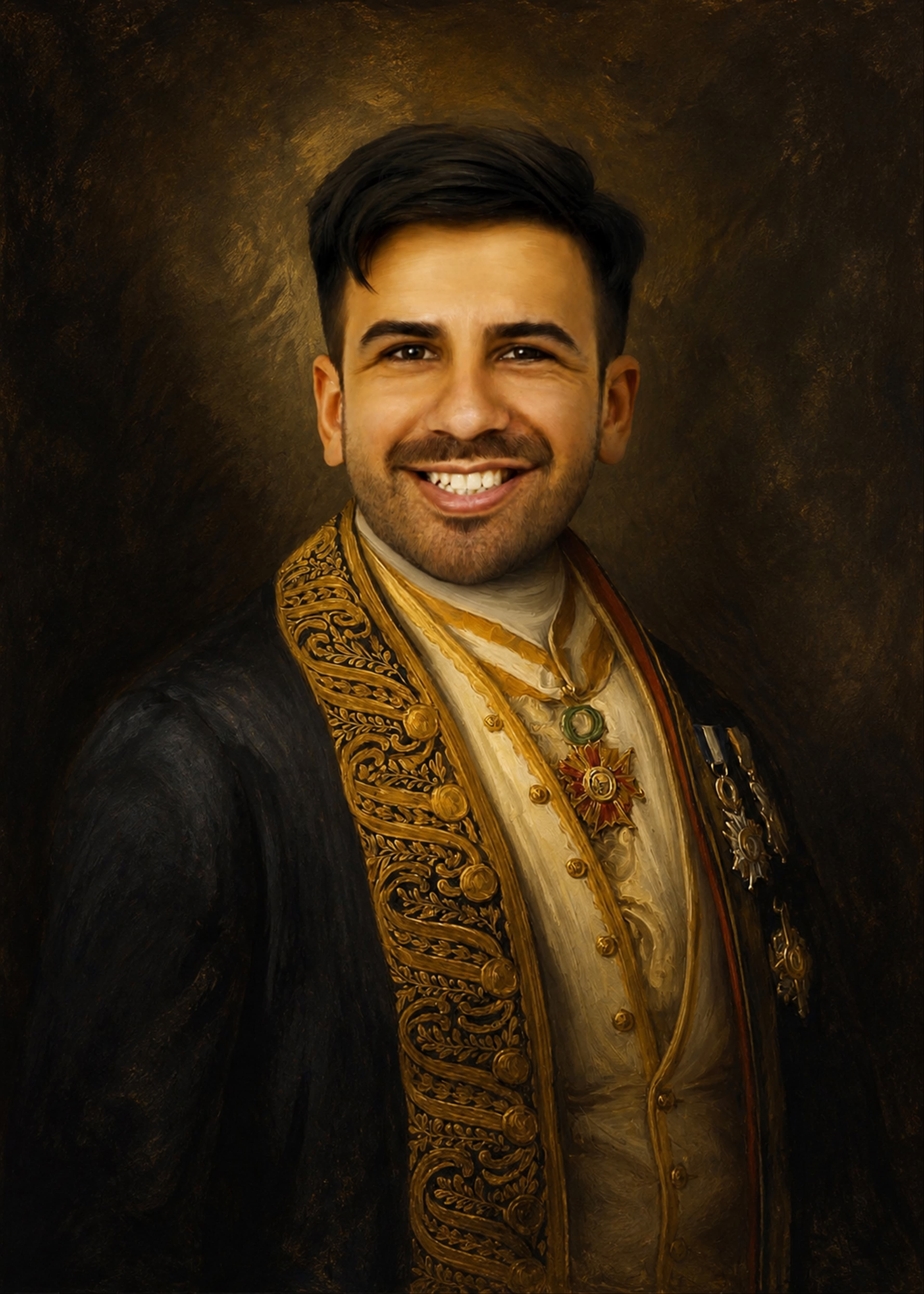 The Gentleman portrait style preview