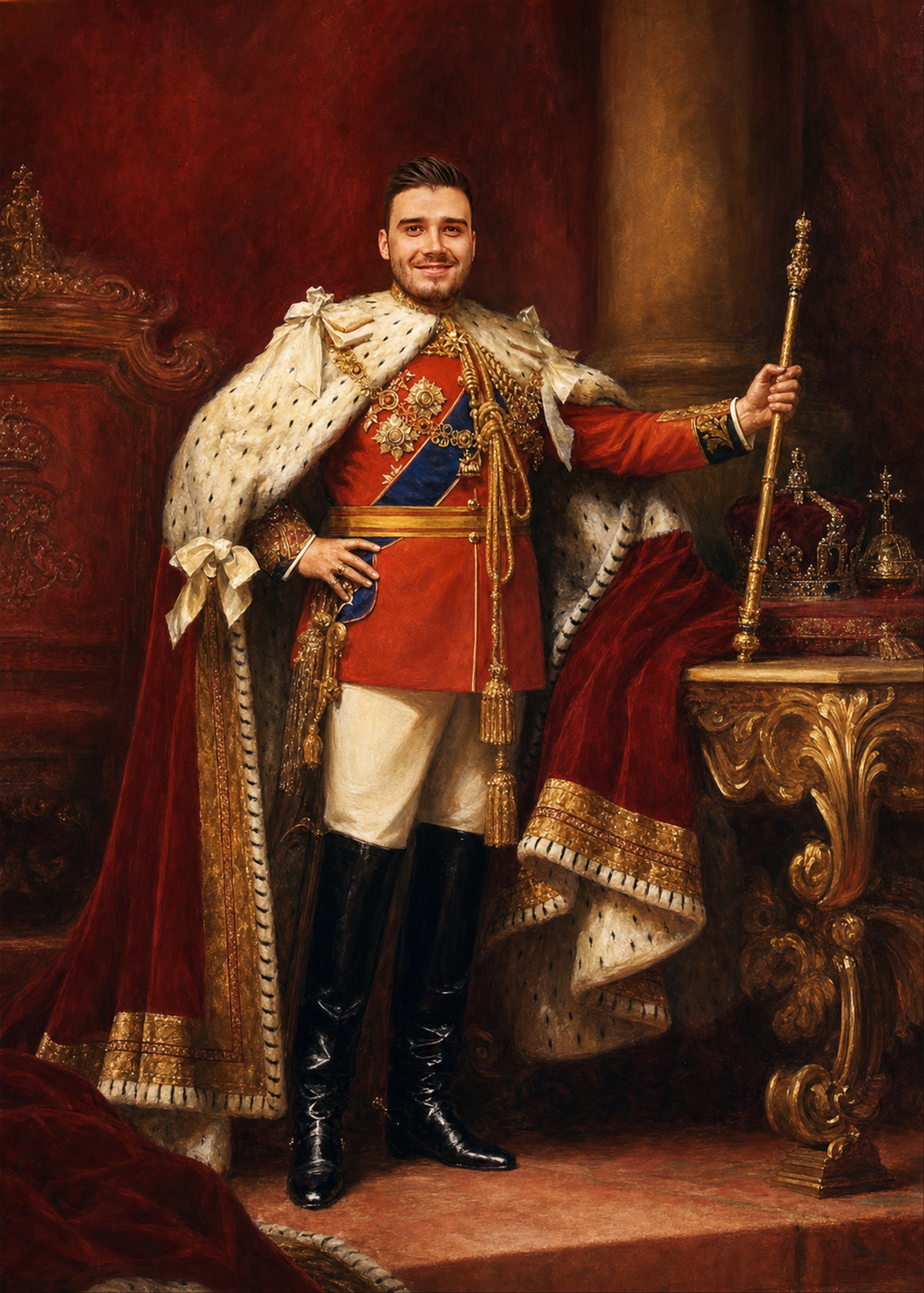 The King Custom Portrait portrait style preview