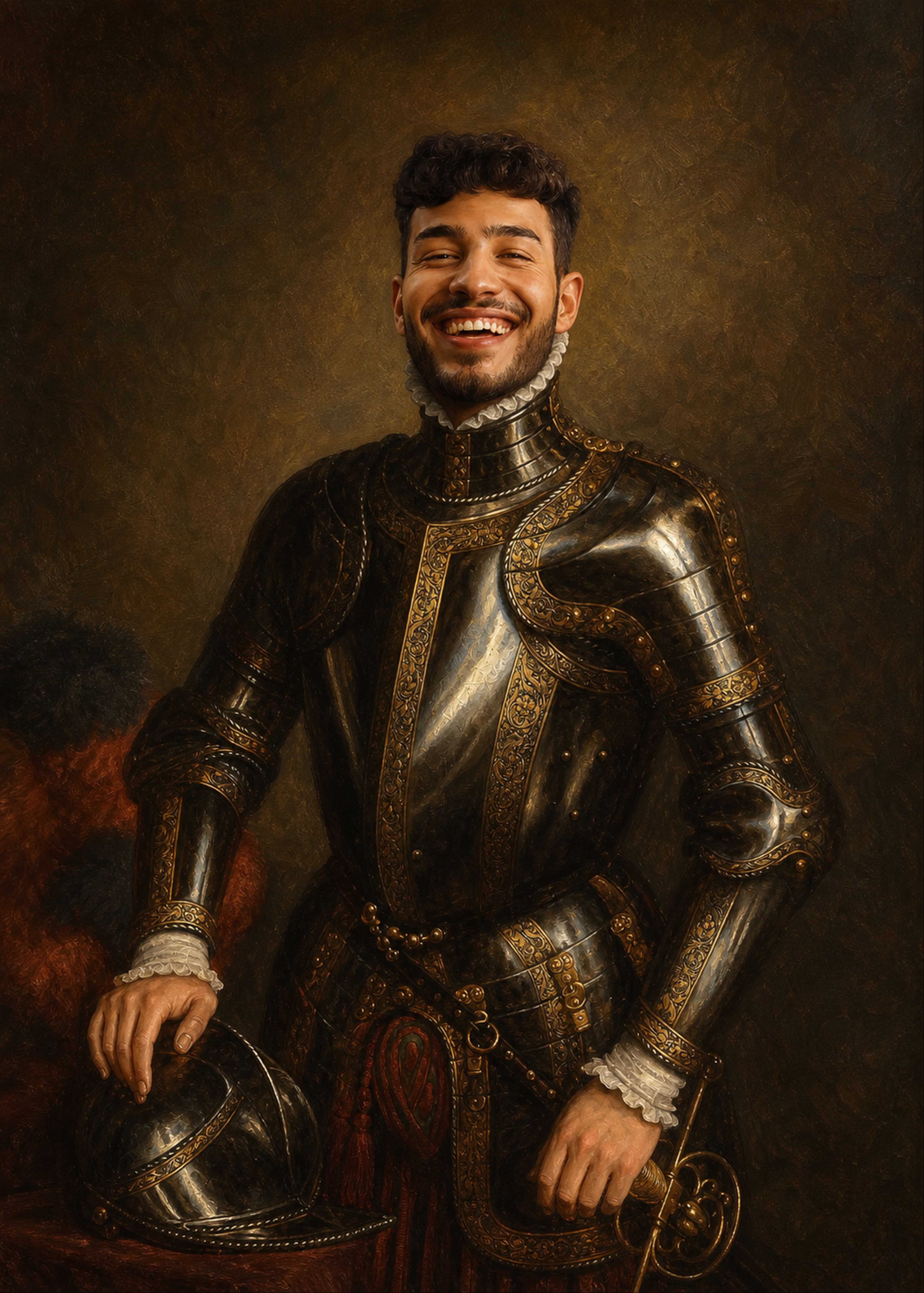 The Knight portrait style preview
