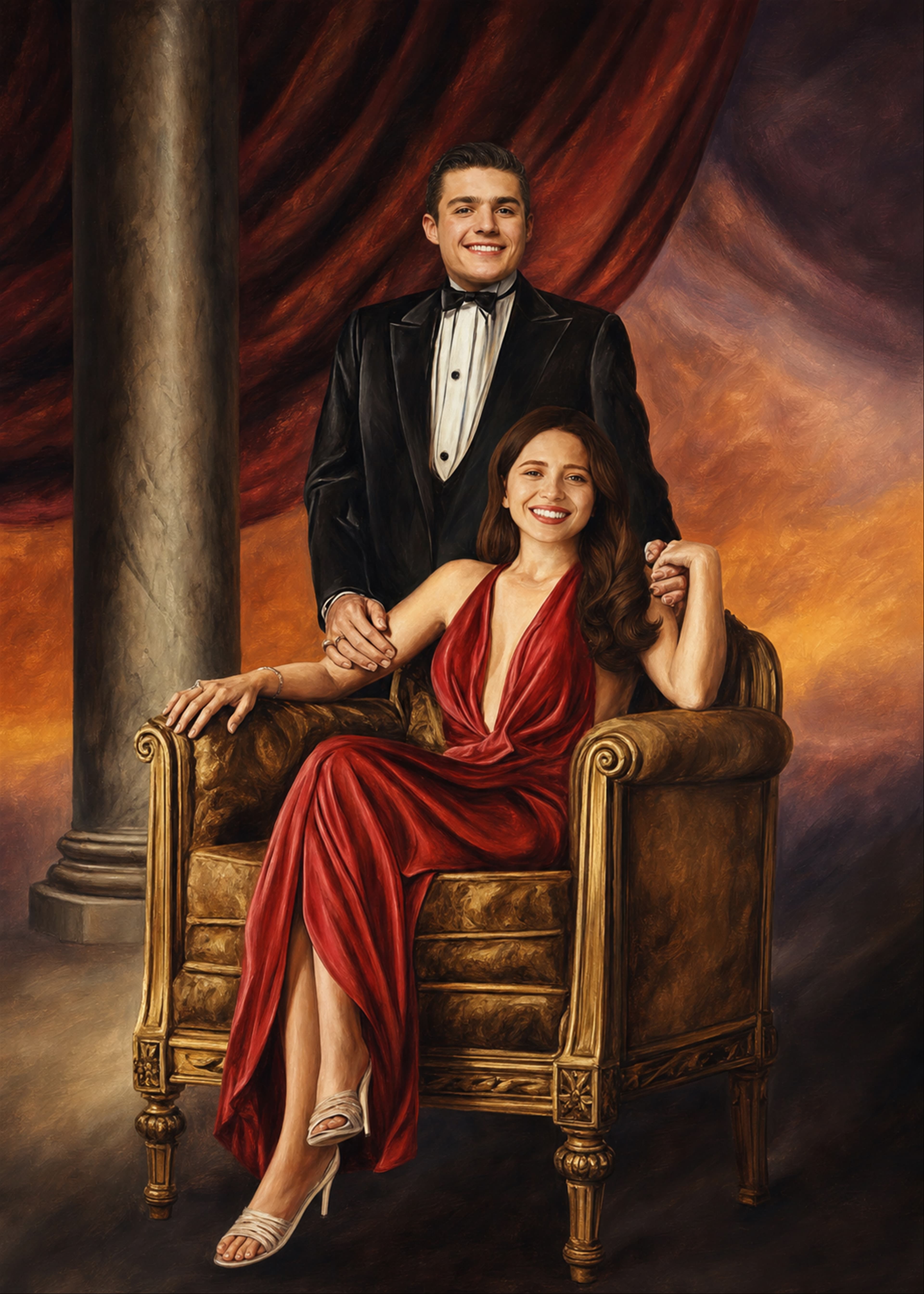 The Montanas portrait style preview