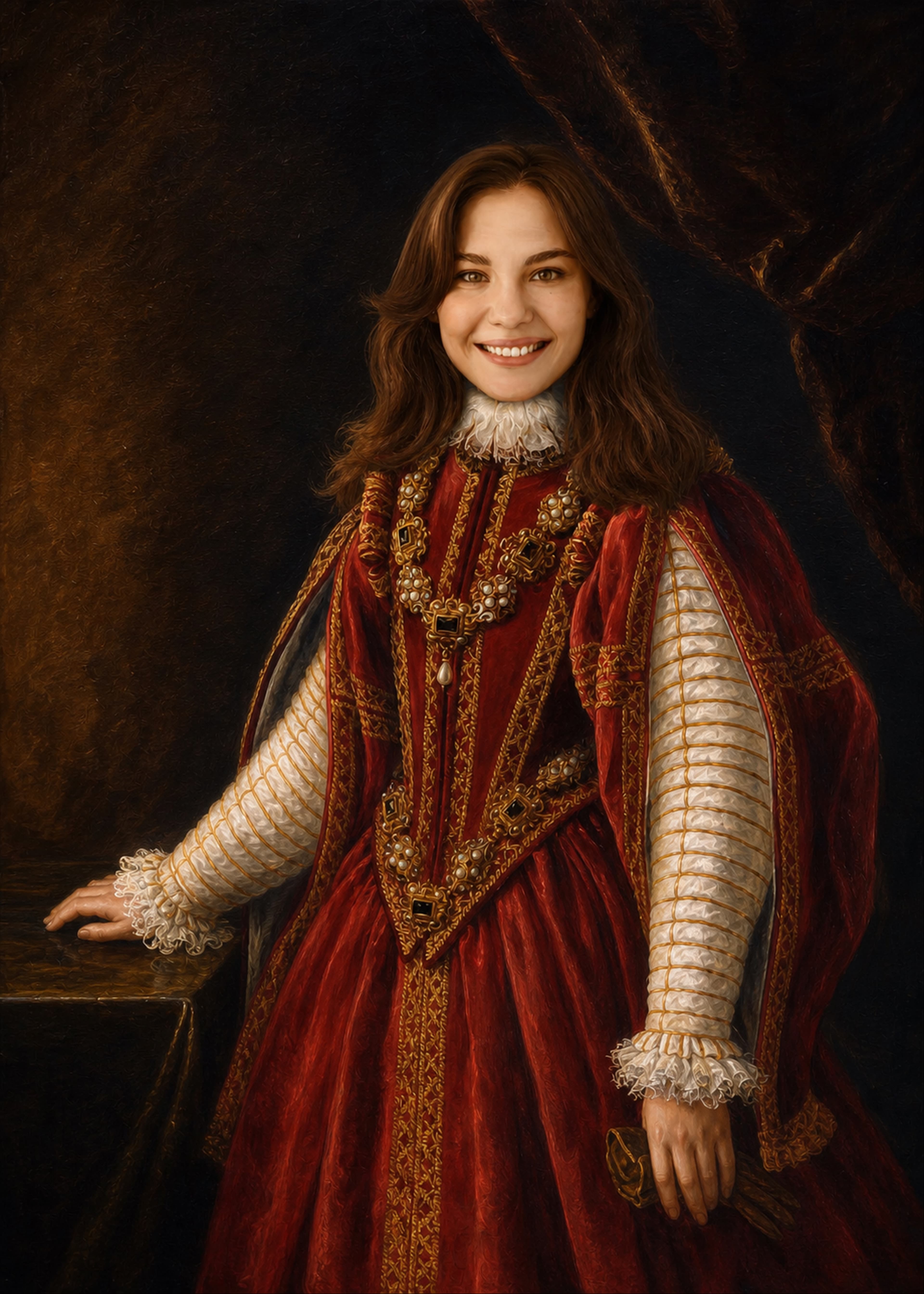The Socialite portrait style preview